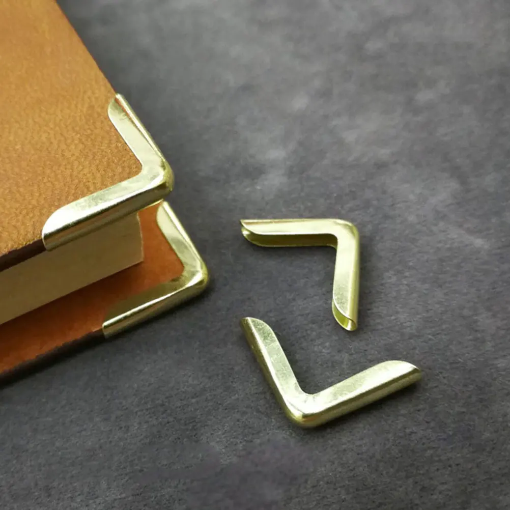 100pcs Metal Corner Protectors Books Photo Albums Vintage Durable Rust Resistant High Corners Straight Angle Design Metal
100pcs Metal Corner Protectors Books Photo Albums Vintage Durable Rust Resistant High Corners Straight Angle Design Metal