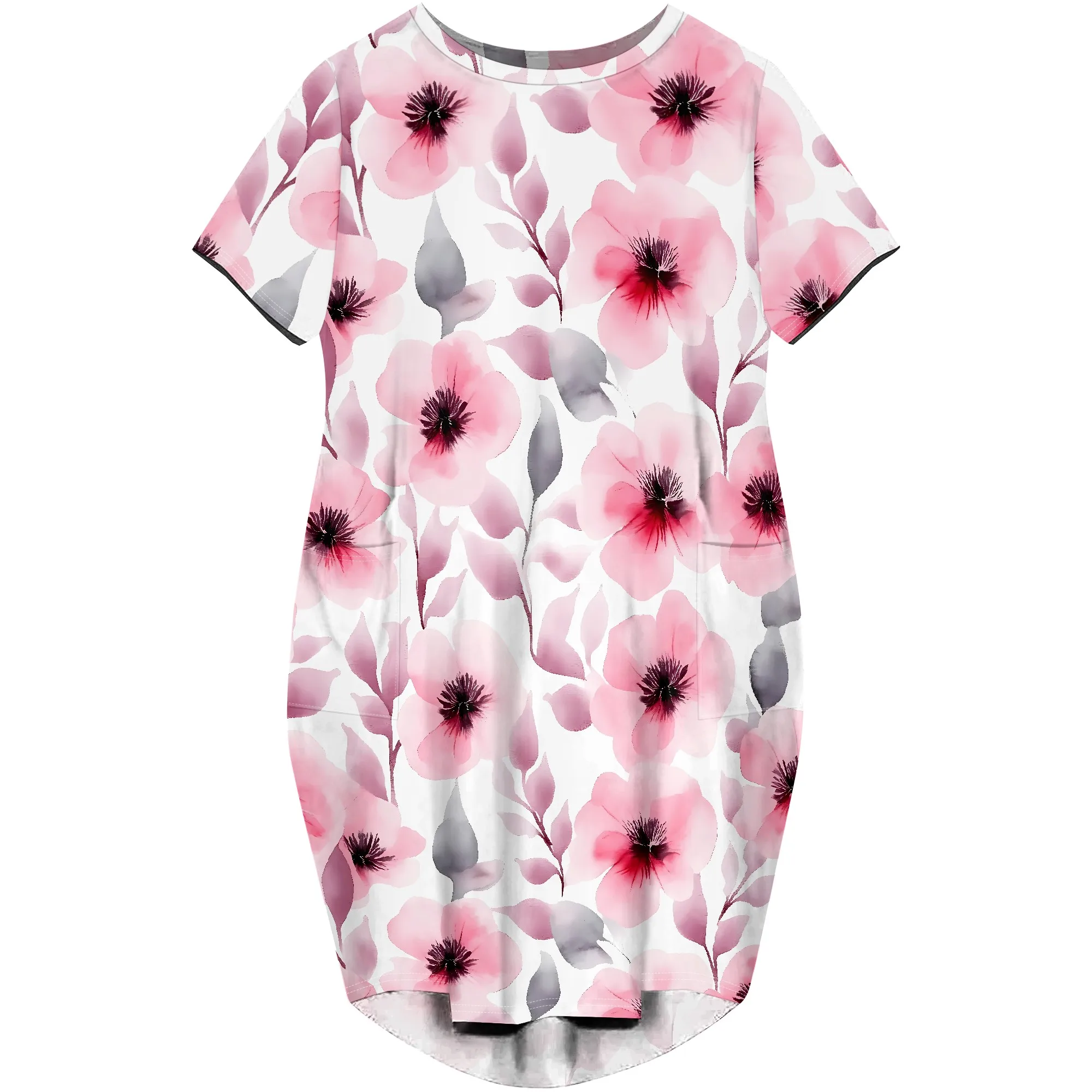 Loose Fit Crewneck T Shirt Dress for Women Short Sleeve Flowy Casual Style Summer Dresses with Pockets
Loose Fit Crewneck T Shirt Dress for Women Short Sleeve Flowy Casual Style Summer Dresses with Pockets
