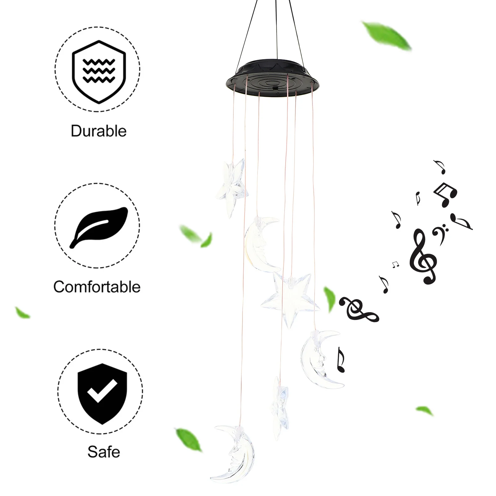 Solar Wind Chime Light Powered Lamp Lighting Chimes Hanging Garden Decor Metal LED
Solar Wind Chime Light Powered Lamp Lighting Chimes Hanging Garden Decor Metal LED
