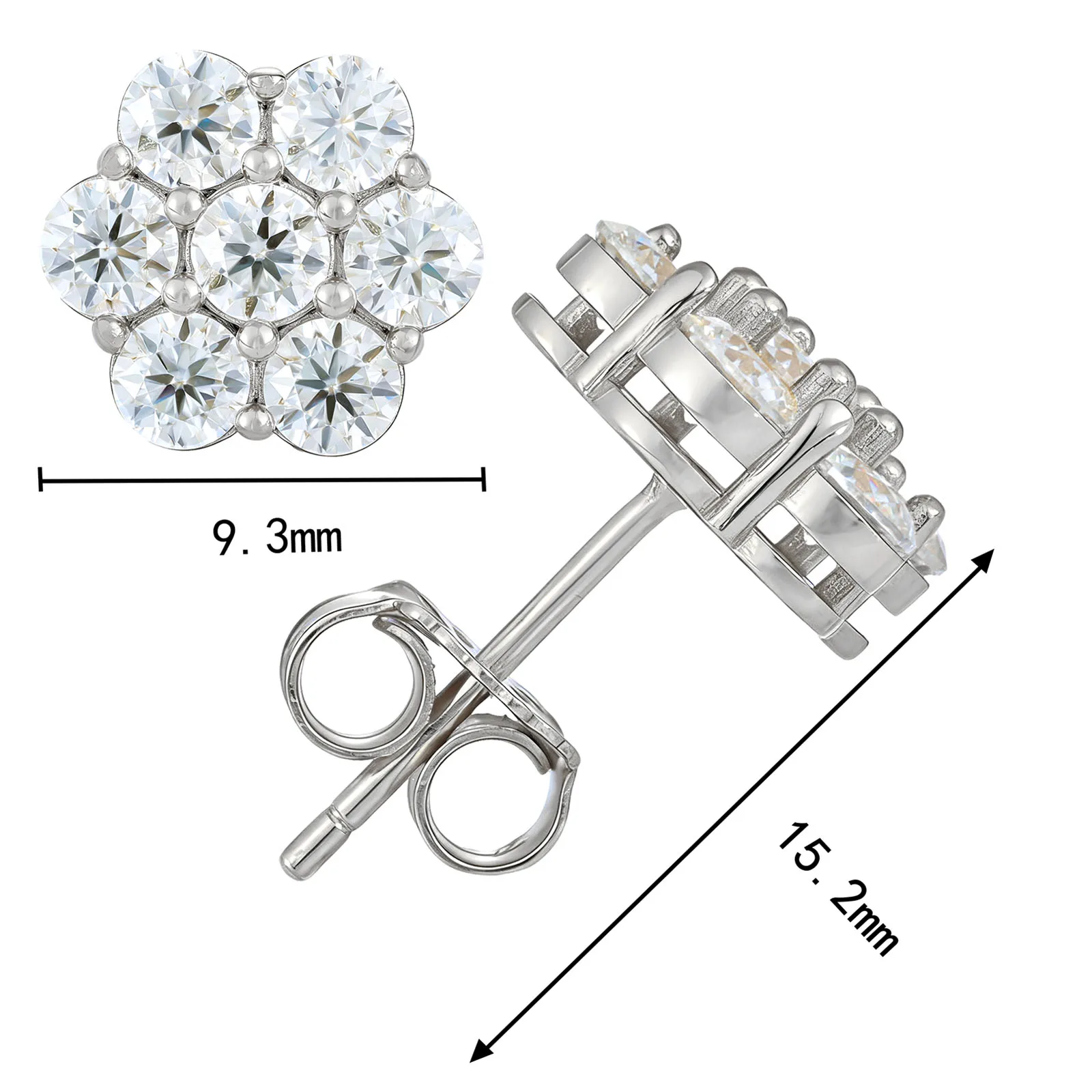 ESKEEM Hip Hop Jewelry Flower Pattern Boutique Moissanite Earrings Material S925 Pure Silver Iced Out Size Optional Wholesale
ESKEEM Hip Hop Jewelry Flower Pattern Boutique Moissanite Earrings Material S925 Pure Silver Iced Out Size Optional Wholesale