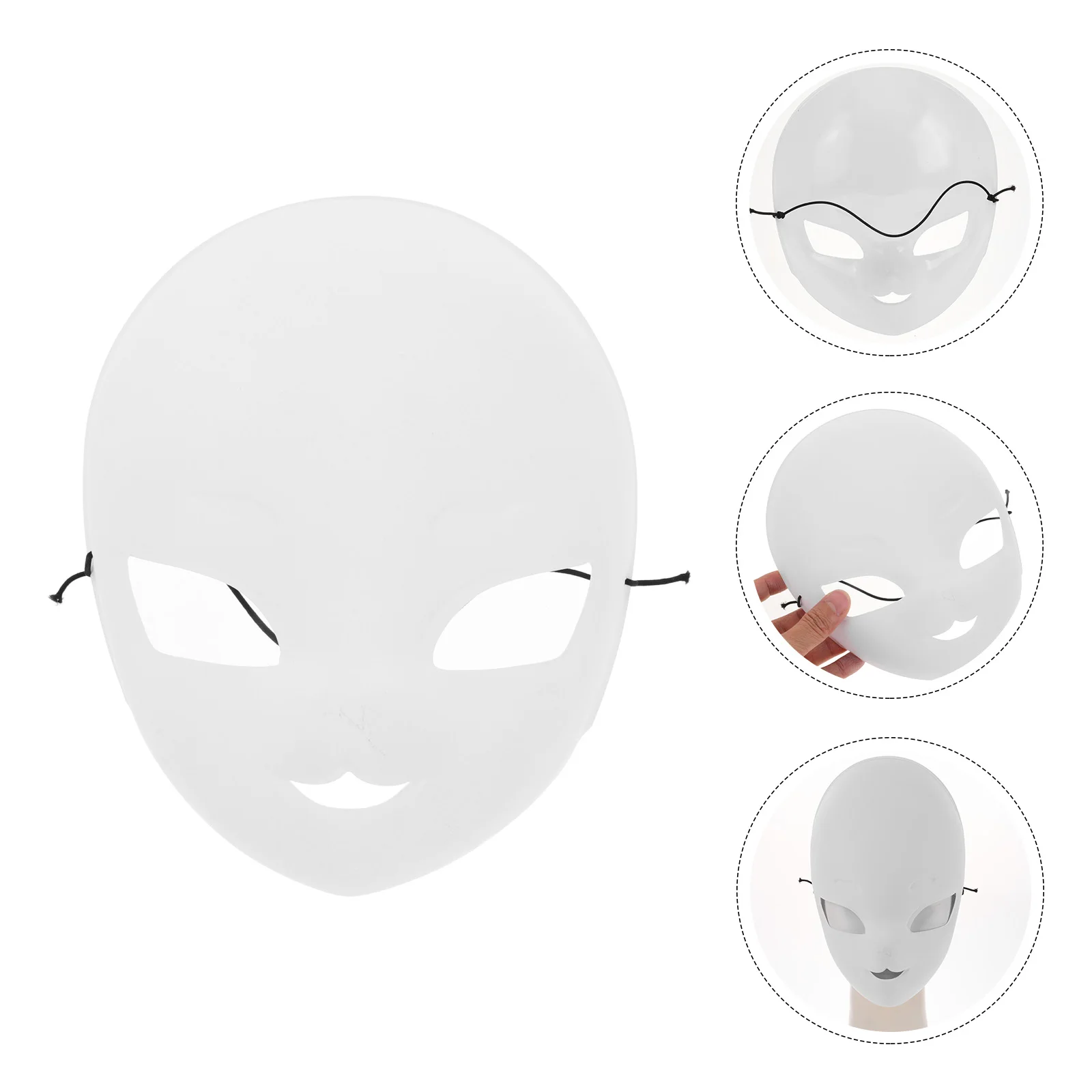 Blank White Mask Full Face Thick Plastic Unfinished Diy Costume Party Masquerade Wedding Halloween Cosplay Graffiti Handcraft
Blank White Mask Full Face Thick Plastic Unfinished Diy Costume Party Masquerade Wedding Halloween Cosplay Graffiti Handcraft