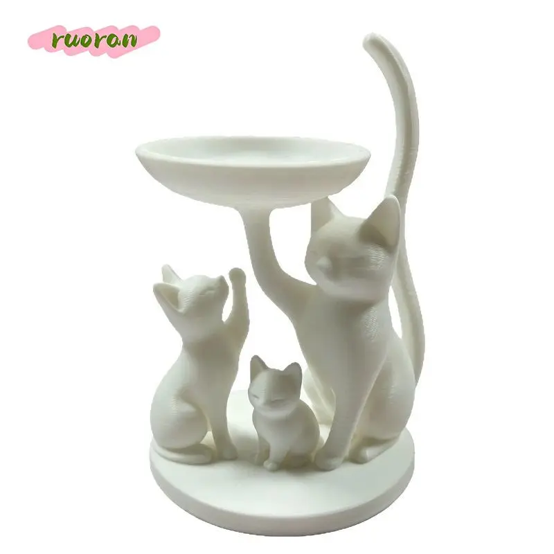 3D Printed Three Kittens Black Cat Family Tray for Jewelry Keys Entryway Decor Creative Ornament
3D Printed Three Kittens Black Cat Family Tray for Jewelry Keys Entryway Decor Creative Ornament