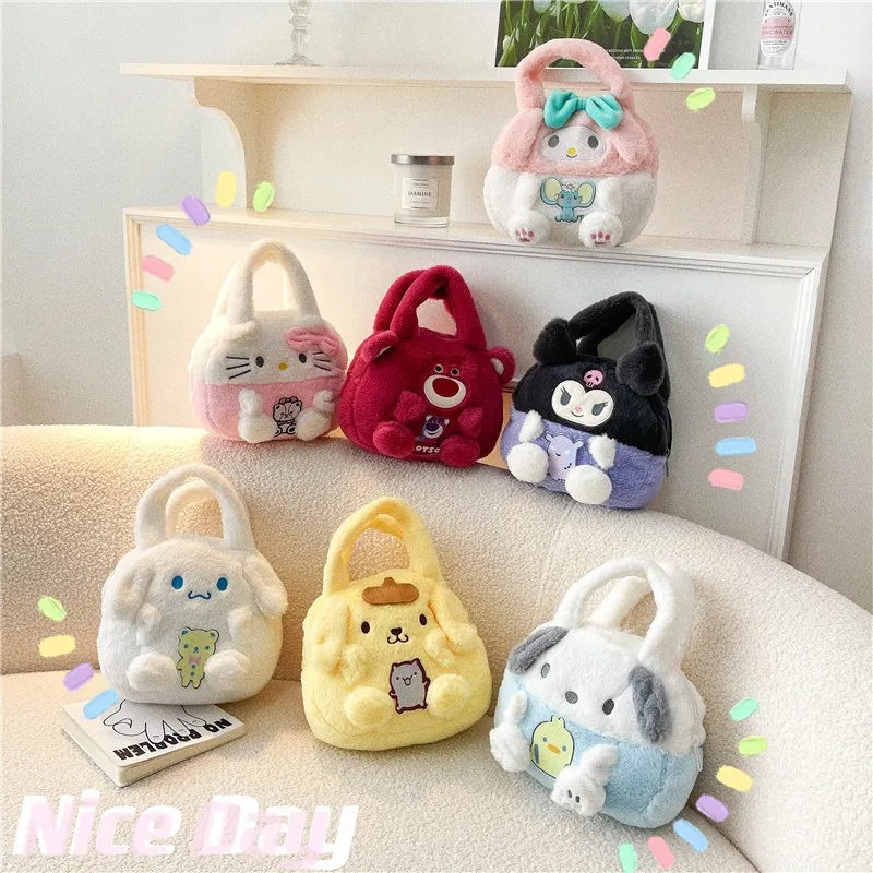 Kawaii Sanrio Cinnamoroll Melody Kuromi Women Tote Handbags Shoulder Bags Fashion Female Messenger Bags Purses Xmas Gifts
Kawaii Sanrio Cinnamoroll Melody Kuromi Women Tote Handbags Shoulder Bags Fashion Female Messenger Bags Purses Xmas Gifts