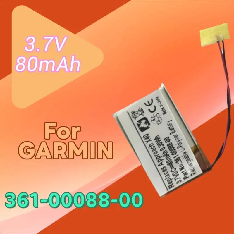 New Replacement Fitness Tracker Battery 361-00088-00 3.7V 80mAh for GARMIN Vivosmart HR + Approach X40 Accumulator
New Replacement Fitness Tracker Battery 361-00088-00 3.7V 80mAh for GARMIN Vivosmart HR + Approach X40 Accumulator