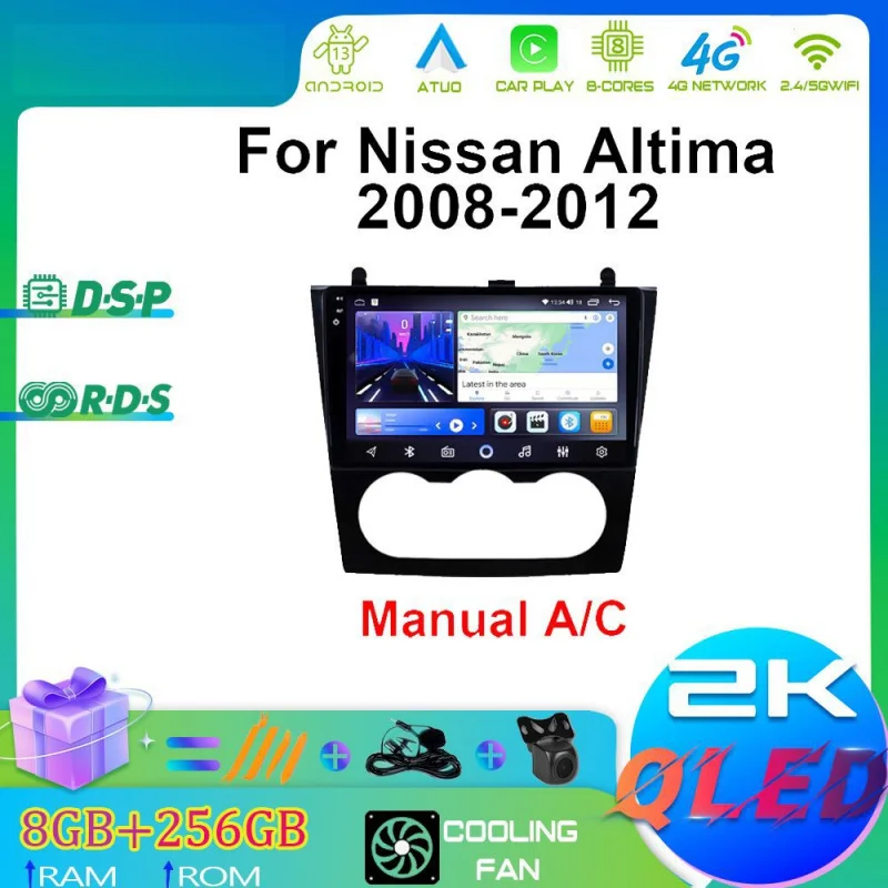 For Nissan Altima 2008 2009 2010-2012 Car Intelligent Systems Android Car Player GPS WIFI Carplay 4G Car Radio Navigation Stereo
For Nissan Altima 2008 2009 2010-2012 Car Intelligent Systems Android Car Player GPS WIFI Carplay 4G Car Radio Navigation Stereo