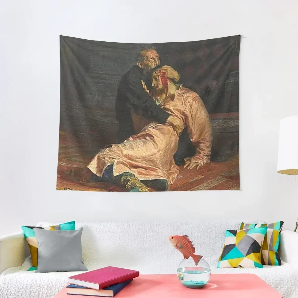 IVAN THE TERRIBLE AND HIS SON IVAN - ILYA REPIN Tapestry Decoration Wall Decor For Room Wall Decorations Tapestry
IVAN THE TERRIBLE AND HIS SON IVAN - ILYA REPIN Tapestry Decoration Wall Decor For Room Wall Decorations Tapestry