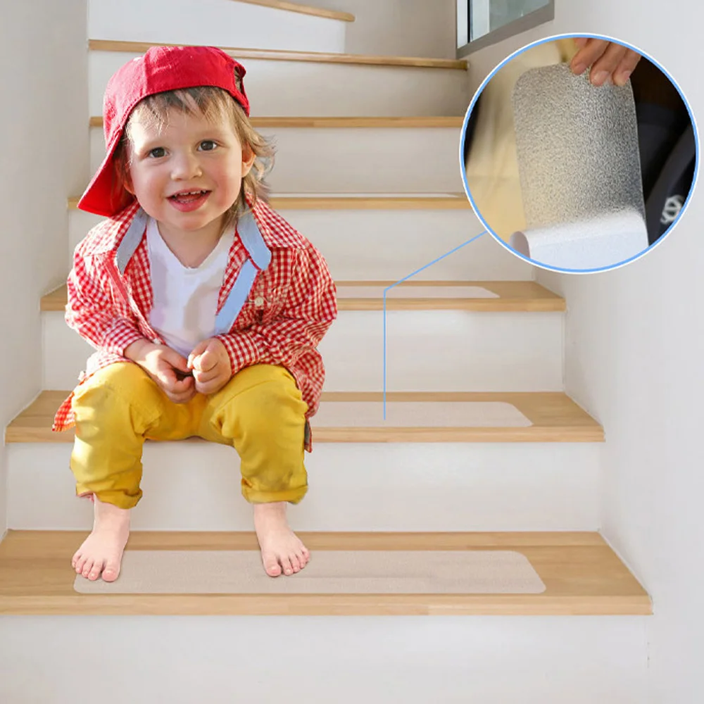 Stair Anti-Slip Stickers Non-Skid Clear Floor Tape Clear Stair Treads Carpet Protector Set For Pet Children Old Men
Stair Anti-Slip Stickers Non-Skid Clear Floor Tape Clear Stair Treads Carpet Protector Set For Pet Children Old Men