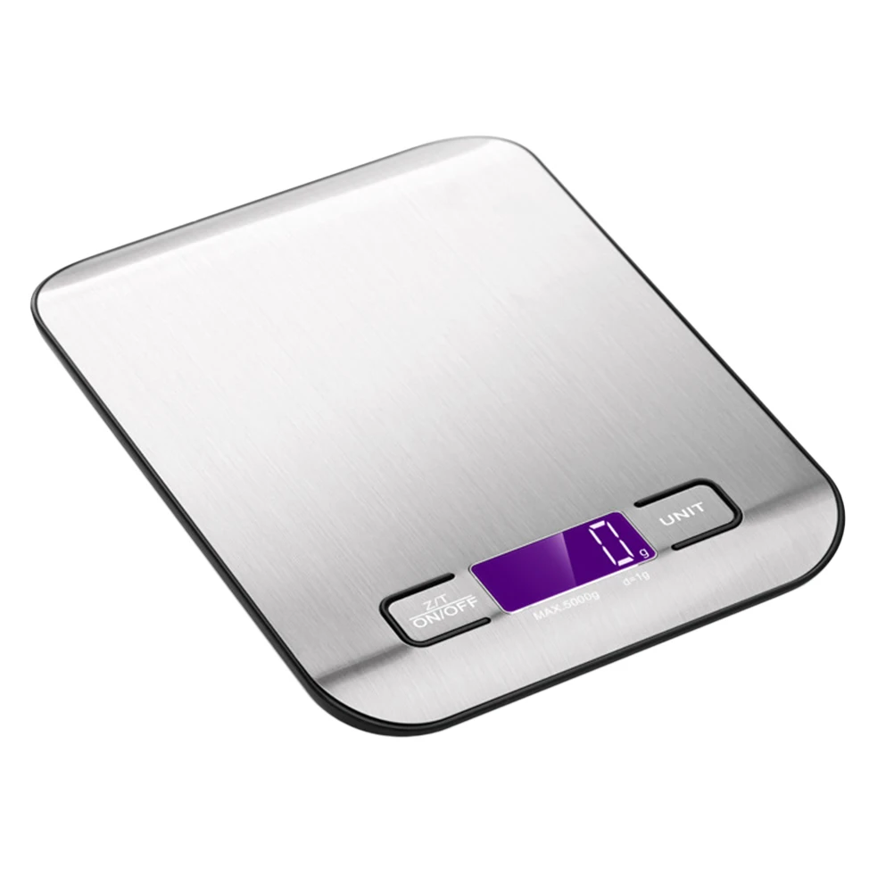 Digital Stainless Steel Kitchen Scale Multifunction Food Scale for Home Kitchen without (Silver)
Digital Stainless Steel Kitchen Scale Multifunction Food Scale for Home Kitchen without (Silver)