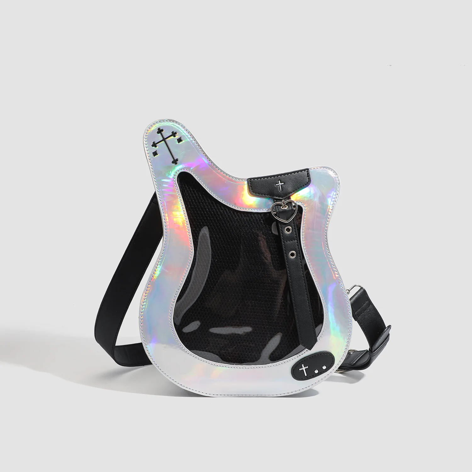 Crossbody Guitar Bag - Kawaii PU Leather Cute Clear Window Crossbody Bag Messenger Shoulder Bags for Anime Display
Crossbody Guitar Bag - Kawaii PU Leather Cute Clear Window Crossbody Bag Messenger Shoulder Bags for Anime Display