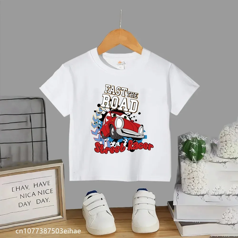 Детская футболка из чистого хлопка Disney Car Lightning McQueen — для детей от 3 до 14 лет — повседневная рубашка с мультяшным принтом для мальчиков и девочек для повседневного использования
Детская футболка из чистого хлопка Disney Car Lightning McQueen — для детей от 3 до 14 лет — повседневная рубашка с мультяшным принтом для мальчиков и девочек для повседневного использования