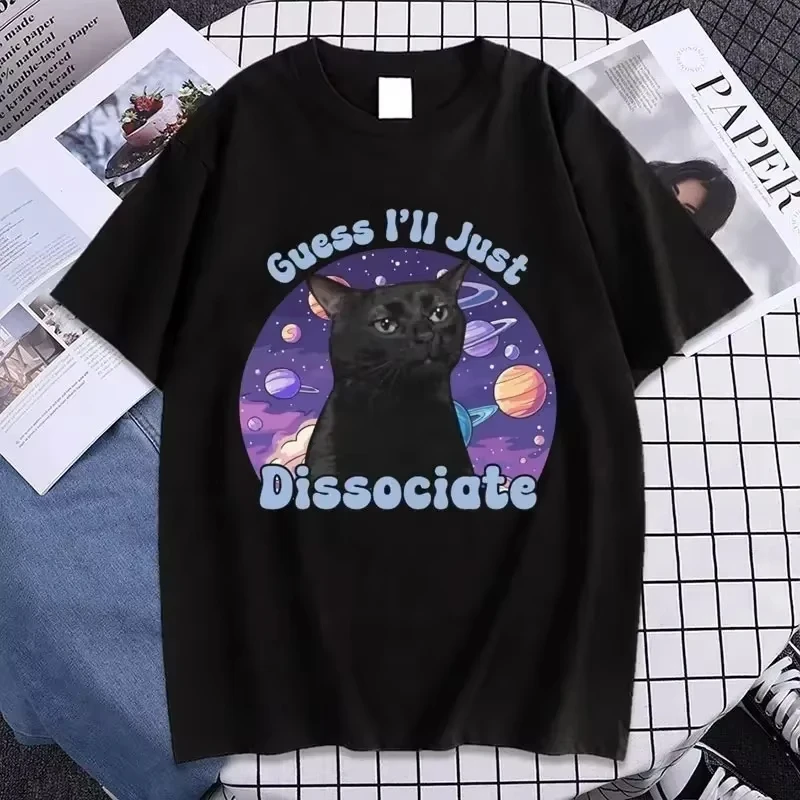 Black Cat Funny Meme Graphic Tshirt Summer Women's Vintage Short sleeved Tshirt Fashion Beauty Clothing T-shirt Street Clothing
Black Cat Funny Meme Graphic Tshirt Summer Women's Vintage Short sleeved Tshirt Fashion Beauty Clothing T-shirt Street Clothing