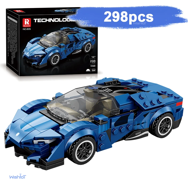 805 Car 1:24 Scale Mini Model Car 298pcs Building Blocks MOC City Creative Exper Bricks Technical Education Toys For Boy Gift
805 Car 1:24 Scale Mini Model Car 298pcs Building Blocks MOC City Creative Exper Bricks Technical Education Toys For Boy Gift
