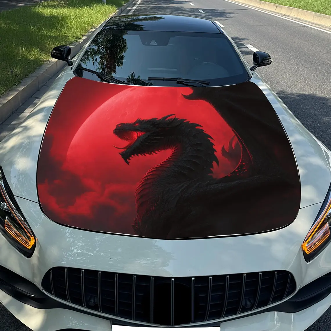 Red Moon Dragon Car Hood Stickers,cool Patterns,packaging,car Modification Film,parts,accessories,personalized Decorative Car St
Red Moon Dragon Car Hood Stickers,cool Patterns,packaging,car Modification Film,parts,accessories,personalized Decorative Car St