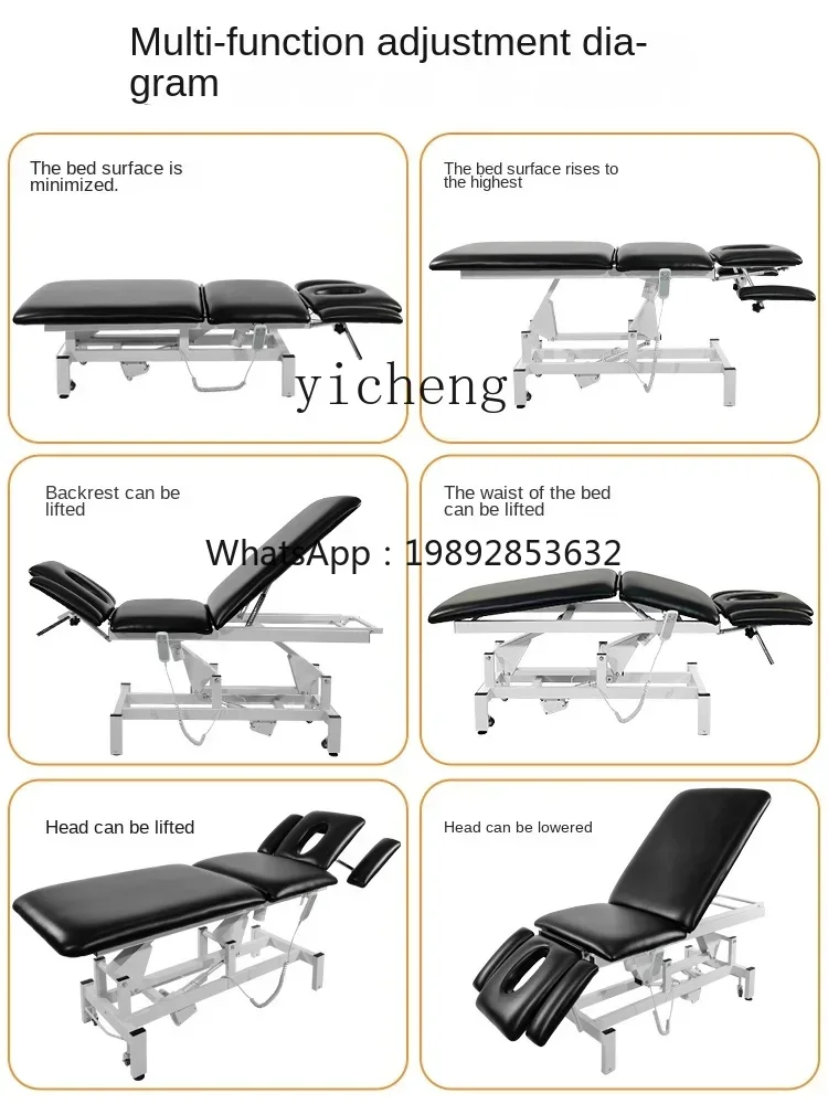 XTC8Electric Beauty Bed Bone Setting Physiotherapy Massage Surgery Elevated Bed Tattoo Bed Massage Chair
XTC8Electric Beauty Bed Bone Setting Physiotherapy Massage Surgery Elevated Bed Tattoo Bed Massage Chair