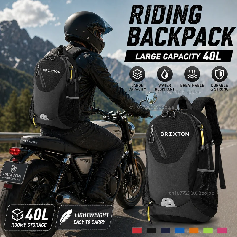 For Brixton Cromwell 125 250 1200 Crossfire 500 Storr 500 Sunray 125 LaRacing travel Men waterproof Backpack Bag Motorcycle Gift
For Brixton Cromwell 125 250 1200 Crossfire 500 Storr 500 Sunray 125 LaRacing travel Men waterproof Backpack Bag Motorcycle Gift