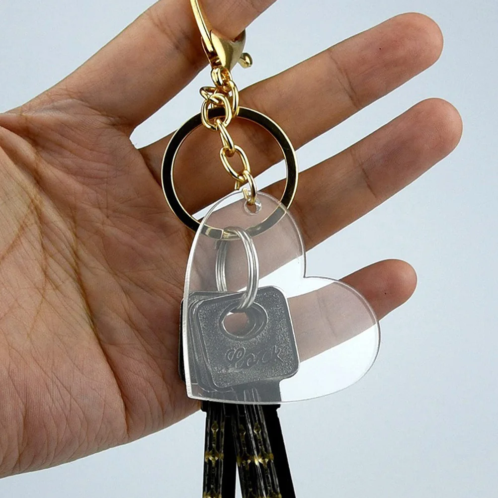 50 Pcs Acrylic Keychain Blanks Sublimation DIY Portable Circle Heart Multi Function Heat Transfer Key Supplies Pendant
50 Pcs Acrylic Keychain Blanks Sublimation DIY Portable Circle Heart Multi Function Heat Transfer Key Supplies Pendant