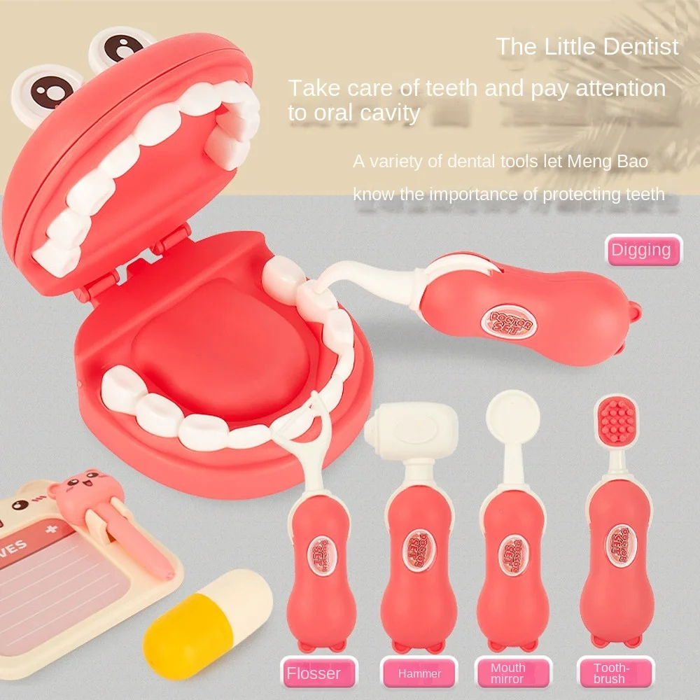 Role Playing Game Dental Doctor Toys Toothbrush Pretend Play Simulation Dentist Toy Set Cartoon Interaction
Role Playing Game Dental Doctor Toys Toothbrush Pretend Play Simulation Dentist Toy Set Cartoon Interaction