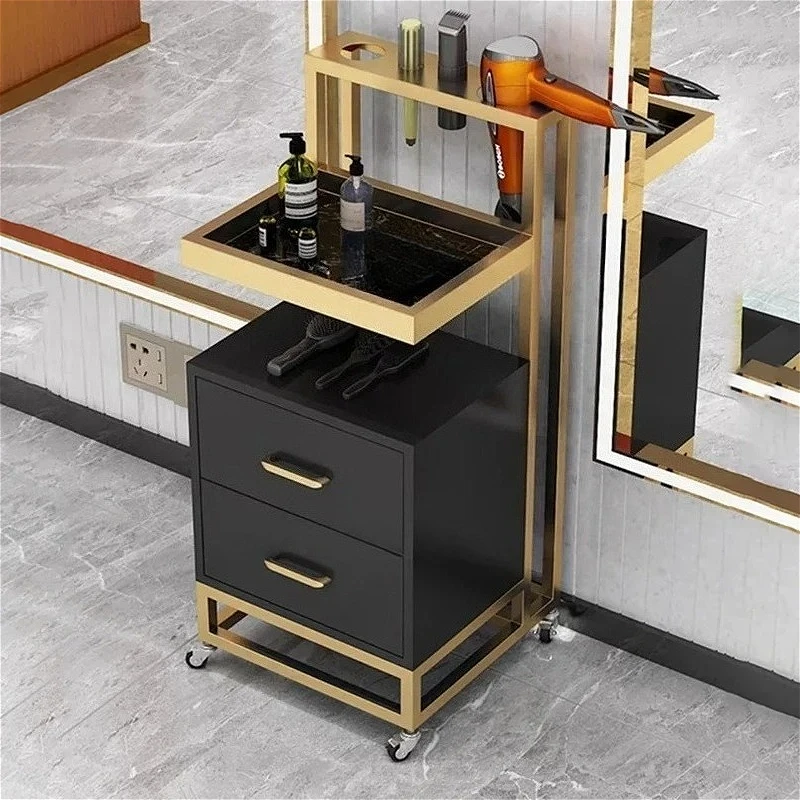 Hair Salon Trolley Furniture Pedicure Iron Manicure Auxiliary Cart Wheels Rolling Spa Gold Hairdressing Muebles Belleza Barber
Hair Salon Trolley Furniture Pedicure Iron Manicure Auxiliary Cart Wheels Rolling Spa Gold Hairdressing Muebles Belleza Barber