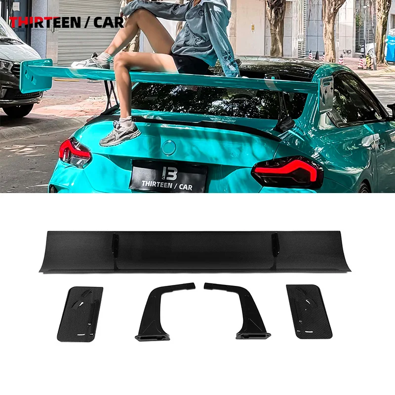 racing Dry Carbon Fiber V Style Rear Wing Spoiler for BMW M2 M3 M4 2 3 4 Series G42 G87 G80 G82 Goose neck rear spoiler
racing Dry Carbon Fiber V Style Rear Wing Spoiler for BMW M2 M3 M4 2 3 4 Series G42 G87 G80 G82 Goose neck rear spoiler