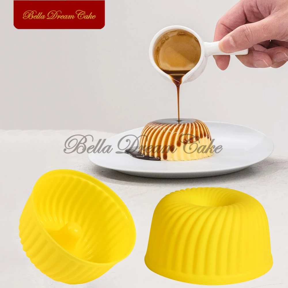 Small 3D Round Thread Pudding Silicone Mold Jelly Chocolate Mousse Mould Cake Decorating Tools DIY Dessert Baking Pan Bakeware
Small 3D Round Thread Pudding Silicone Mold Jelly Chocolate Mousse Mould Cake Decorating Tools DIY Dessert Baking Pan Bakeware