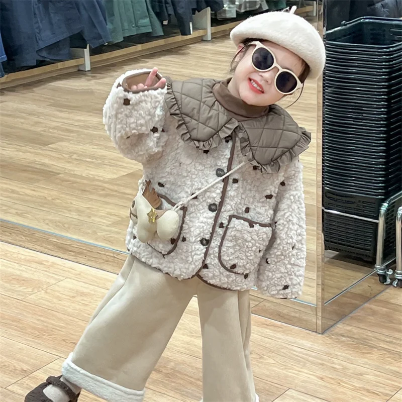 2026 New Children Thickened Coat Winter Warm Jackets Girls Fleece Outwears Autumn Kids Fashion Casual Cotton Clothes 2-8Years
2026 New Children Thickened Coat Winter Warm Jackets Girls Fleece Outwears Autumn Kids Fashion Casual Cotton Clothes 2-8Years