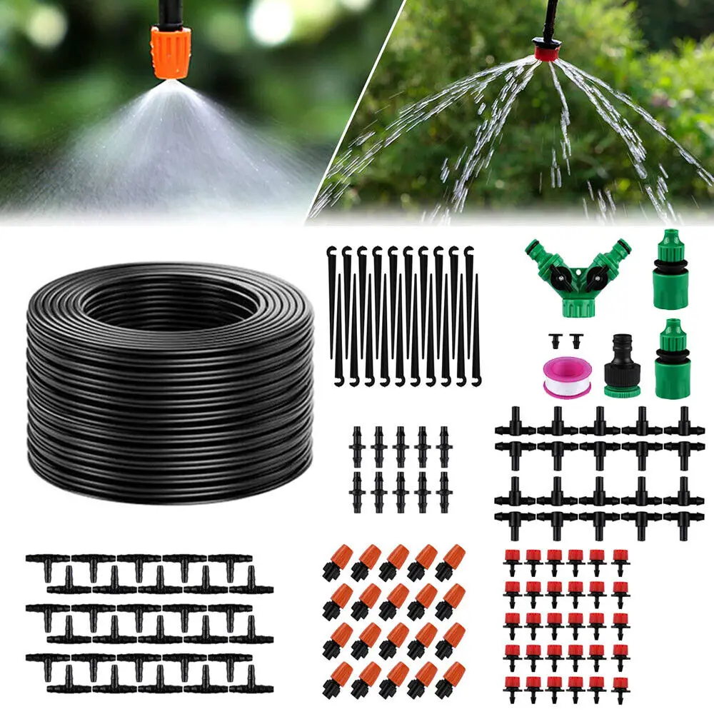 Drip Irrigation System Garden Plant Self Watering Hose Micro Sprinkler
Drip Irrigation System Garden Plant Self Watering Hose Micro Sprinkler