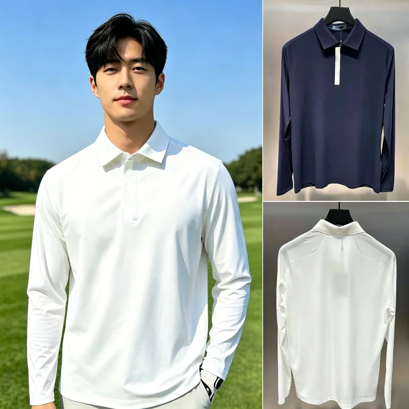2026 New Korean Urban Style Men's Golf T-Shirt Long Sleeve Casual Office Outdoor Golf Shirt Quick-Dry Fashionable Versatile Top
2026 New Korean Urban Style Men's Golf T-Shirt Long Sleeve Casual Office Outdoor Golf Shirt Quick-Dry Fashionable Versatile Top