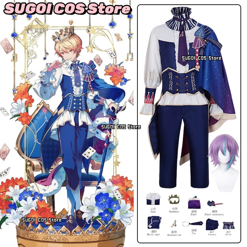 PJSK Tenma Tsukasa Cosplay Costume Project Sekai Colorful Stage Prince Men's Uniform Tenma Tsukasa Role-playing Wig Prop Suits
PJSK Tenma Tsukasa Cosplay Costume Project Sekai Colorful Stage Prince Men's Uniform Tenma Tsukasa Role-playing Wig Prop Suits