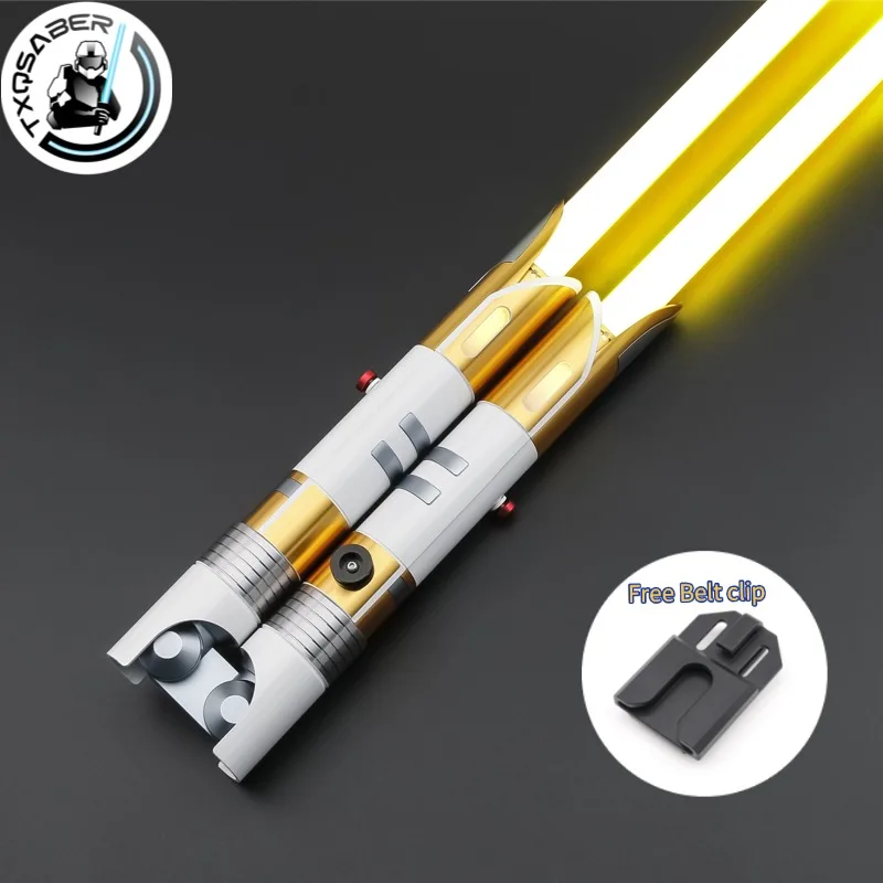 TXQSABER 2PCS Double Blade Temple Guard Ligthsaber Neo Pxiel App Bluetooth Control Jedi Blaster Laser Sword Cosplay Kids Toys
TXQSABER 2PCS Double Blade Temple Guard Ligthsaber Neo Pxiel App Bluetooth Control Jedi Blaster Laser Sword Cosplay Kids Toys