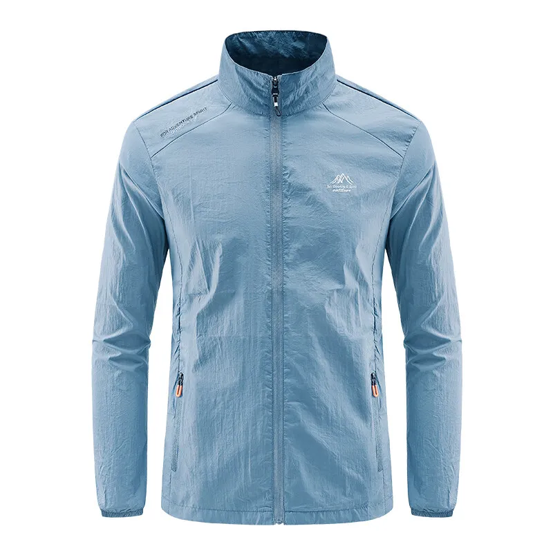 Solid Color Windproof Jacket Sunscreen UV Protection Coat Breathability Clothes Men's Spring New Jackets High Street Trendy Coat
Solid Color Windproof Jacket Sunscreen UV Protection Coat Breathability Clothes Men's Spring New Jackets High Street Trendy Coat
