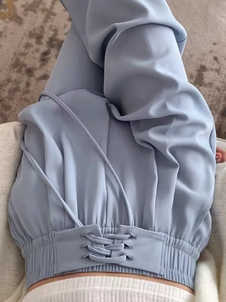 Blue Floor-Length Dra Suit Pants for plus Size Women High Waist Straight Leg Wide Leg Pants Spring Sensation Casual Wear
Blue Floor-Length Dra Suit Pants for plus Size Women High Waist Straight Leg Wide Leg Pants Spring Sensation Casual Wear