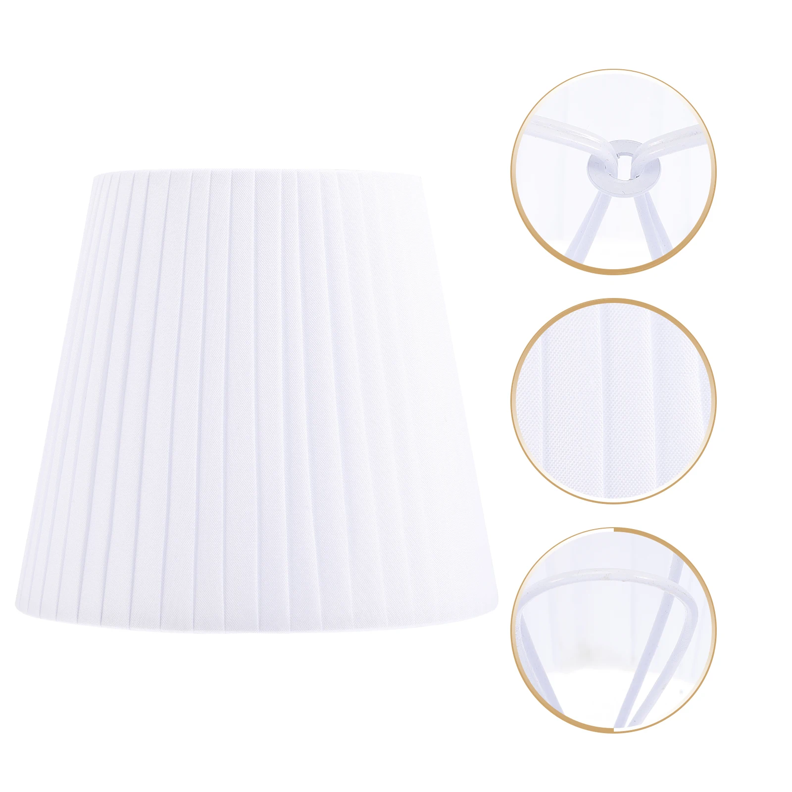 White Wrinkle Lampshade 12cm Clip Fabric Drum Shade for Table Desk Wall Hotel Replacement Lighting Accessories
White Wrinkle Lampshade 12cm Clip Fabric Drum Shade for Table Desk Wall Hotel Replacement Lighting Accessories