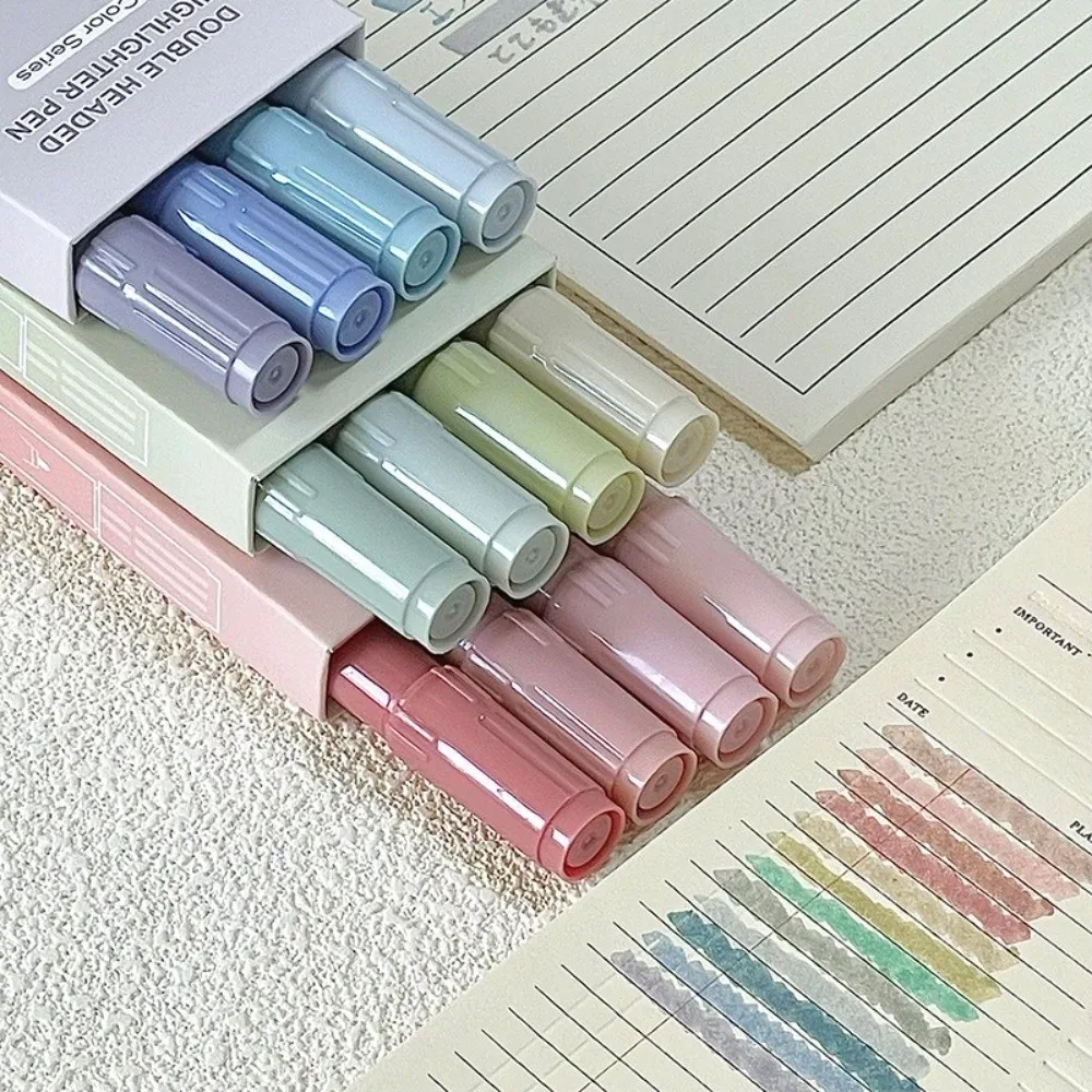 4pcs/set Dual Tip Highlighter Pens Gradient Pastel Chisel & Fine Tip Highlighters Journaling Markers School Office Supplies
4pcs/set Dual Tip Highlighter Pens Gradient Pastel Chisel & Fine Tip Highlighters Journaling Markers School Office Supplies