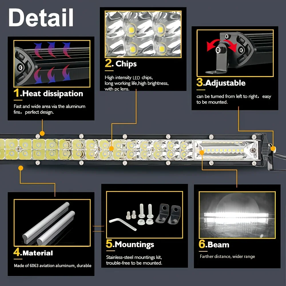 15" 20" Super Slim 12D LED Light Bar Spotlight Flood Beam 120W 180W Led Bar 4x4 For Car ATV SUV Offroad LED Work Light 12V 24V
15" 20" Super Slim 12D LED Light Bar Spotlight Flood Beam 120W 180W Led Bar 4x4 For Car ATV SUV Offroad LED Work Light 12V 24V