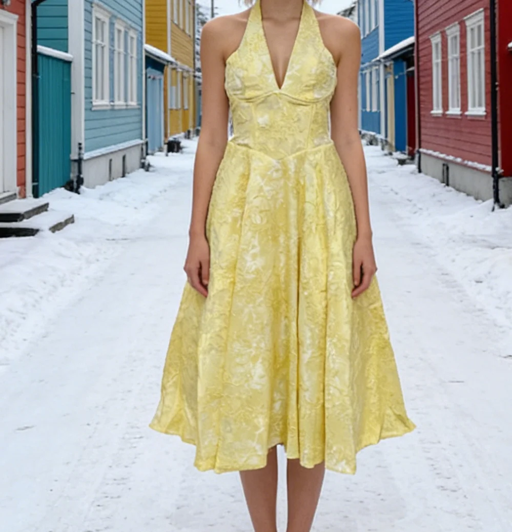 New European and American retro 3D embossed pattern V-neck sleeveless flared floor-length women's party dress-GZXXX465
New European and American retro 3D embossed pattern V-neck sleeveless flared floor-length women's party dress-GZXXX465