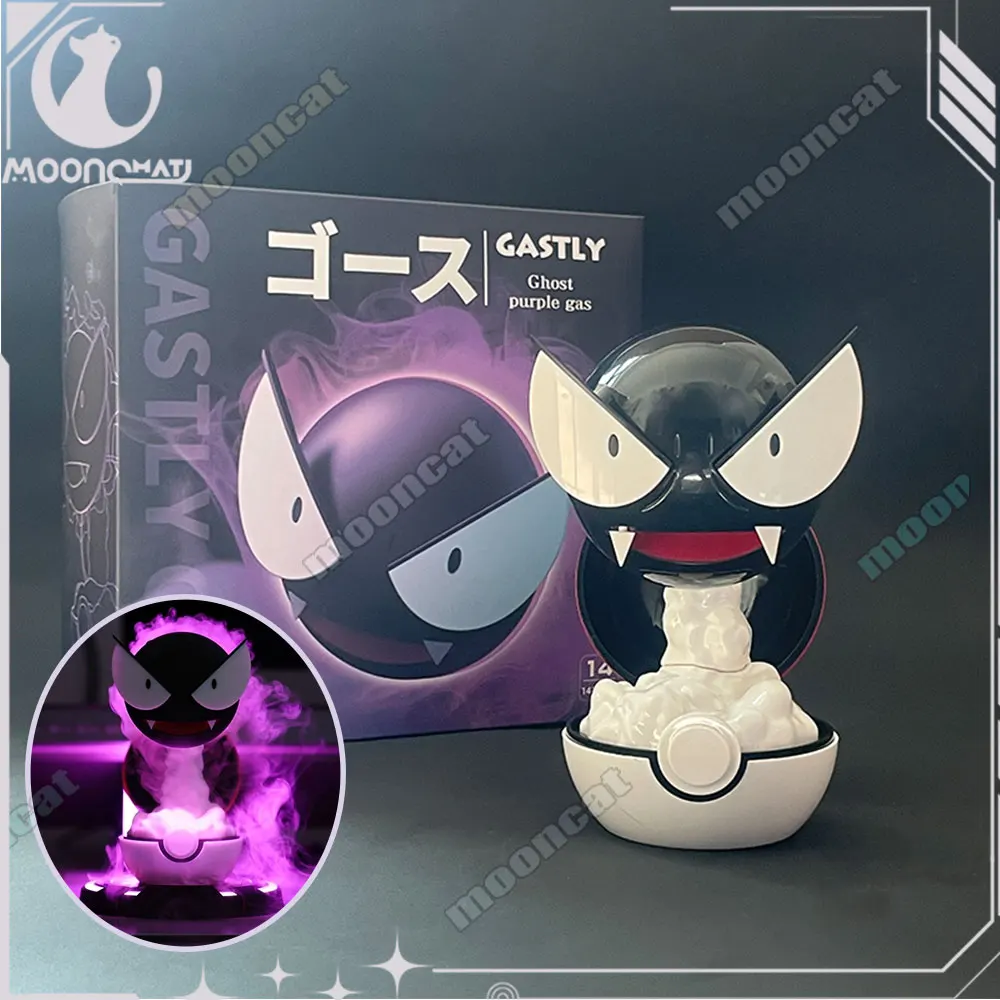 Anime Gastly Humidifier Pokemon Water Replenishing Spray Desktop Air Purifier LED Lamp Decorations Indoor Ambient Atomizer Gift
Anime Gastly Humidifier Pokemon Water Replenishing Spray Desktop Air Purifier LED Lamp Decorations Indoor Ambient Atomizer Gift