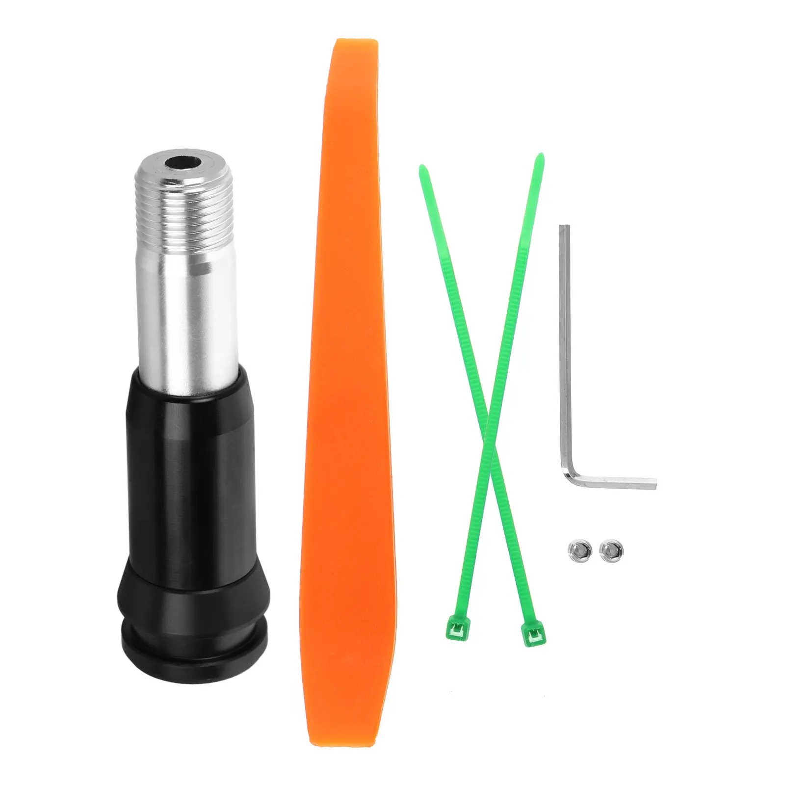 Black Shifter Adapter Base Universal Automatic Gear Shift Knob Adapter Rubber Bushings Easy Installation Car Manual to Automatic
Black Shifter Adapter Base Universal Automatic Gear Shift Knob Adapter Rubber Bushings Easy Installation Car Manual to Automatic