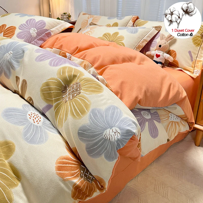 Ultra-Soft Duvet Cover 1Piece (No Pillowcase), 100% Cotton Brushed , Plush Comfort Quilt Cover for Cold Nights, Machine Wash
Ultra-Soft Duvet Cover 1Piece (No Pillowcase), 100% Cotton Brushed , Plush Comfort Quilt Cover for Cold Nights, Machine Wash