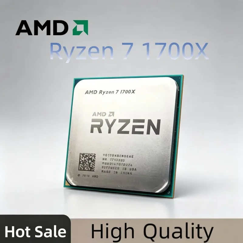 Original AMD Ryzen 7 1700X 100% Brand New IN STOCK R7 1700X 3.4 GHz Eight-Core CPU Processor YD170XBCM88AE Socket AM4
Original AMD Ryzen 7 1700X 100% Brand New IN STOCK R7 1700X 3.4 GHz Eight-Core CPU Processor YD170XBCM88AE Socket AM4