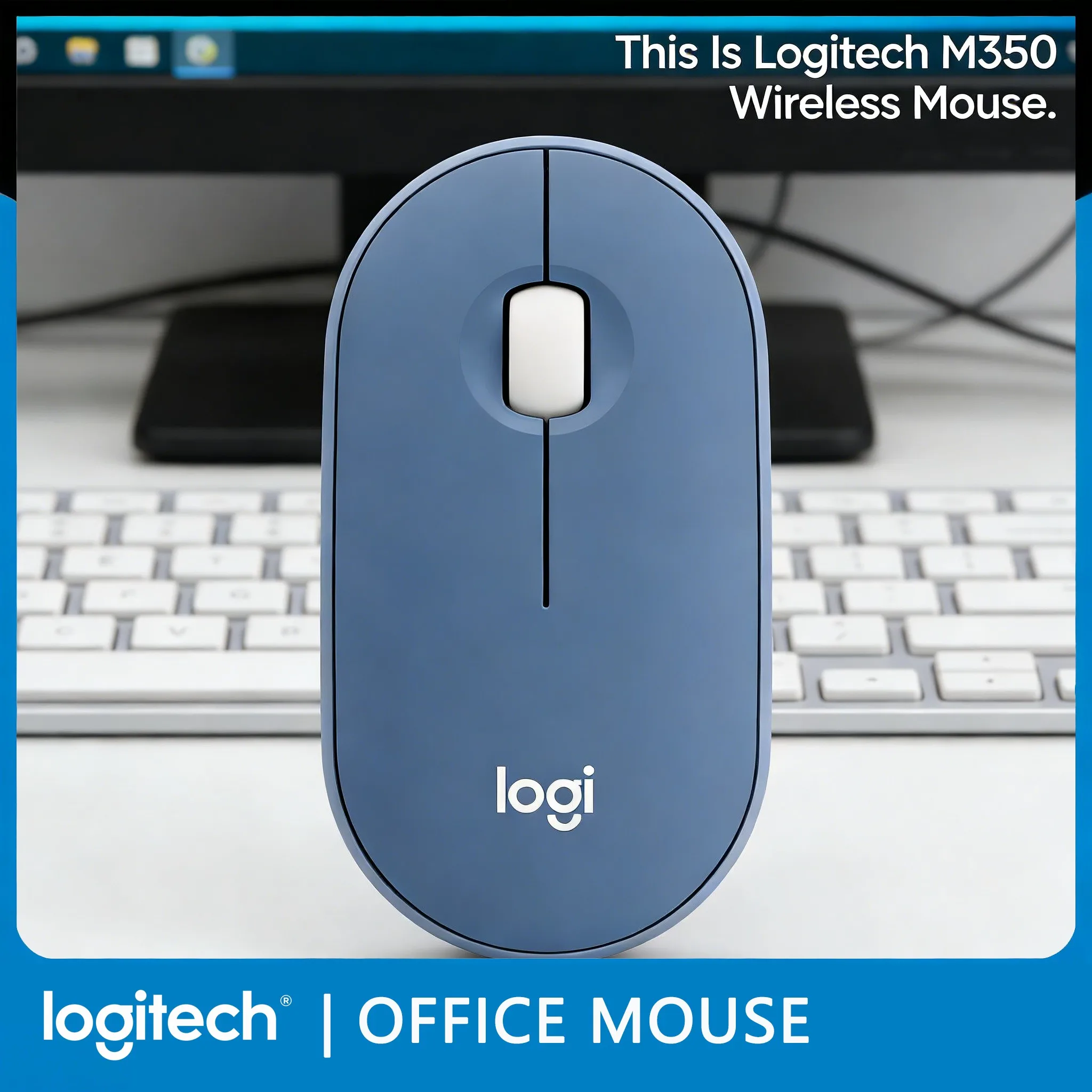 Ambidextrous Comfort: Logitech M350 Fits Both Left & Right Hands
