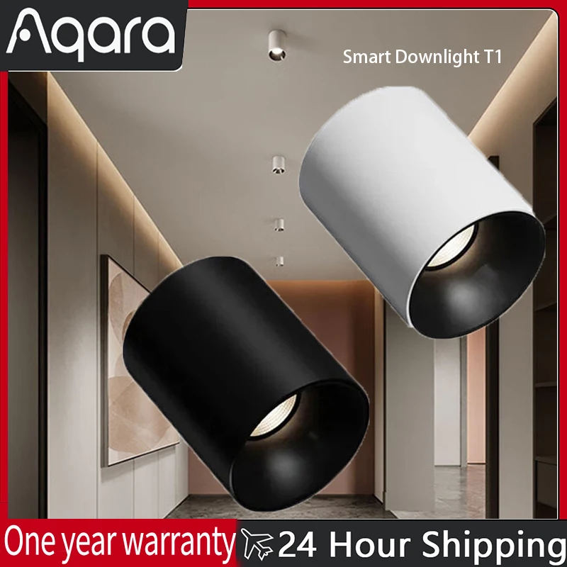 Original Aqara Smart Downlight T1 Zigbee Dimming Round Light 10W Beam Angle 24 36 60Adaptive Lighting Anti-glare For Homekit APP
Original Aqara Smart Downlight T1 Zigbee Dimming Round Light 10W Beam Angle 24 36 60Adaptive Lighting Anti-glare For Homekit APP