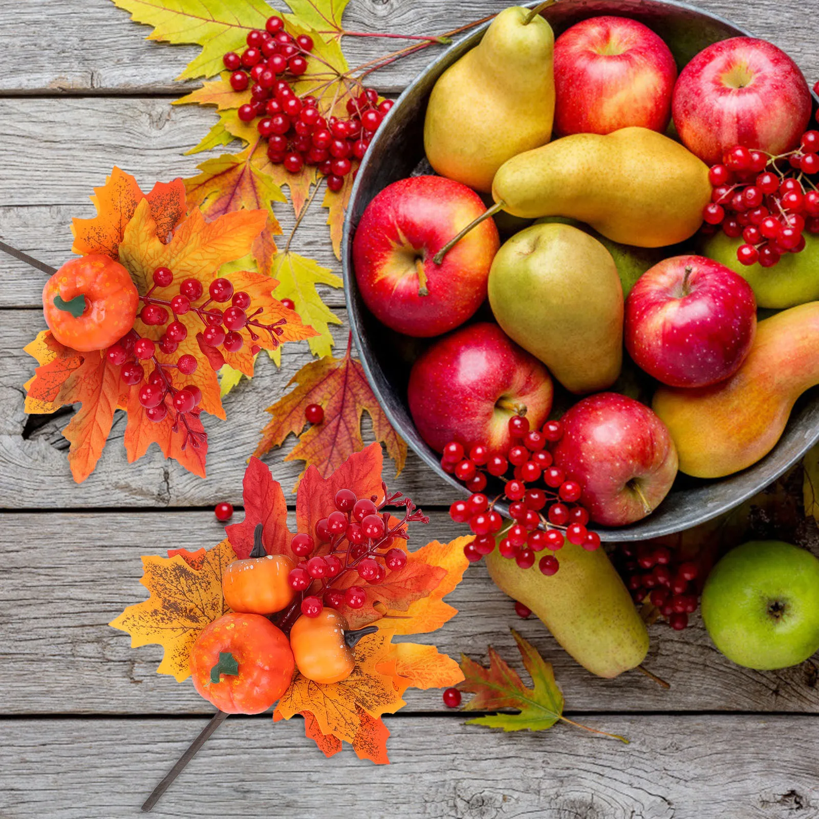 3Pcs Pumpkin Flower Plug-in Halloween Adornment Premium Material Long-Lasting Use Simulation Pumpkin Artificial Pumpkins
3Pcs Pumpkin Flower Plug-in Halloween Adornment Premium Material Long-Lasting Use Simulation Pumpkin Artificial Pumpkins