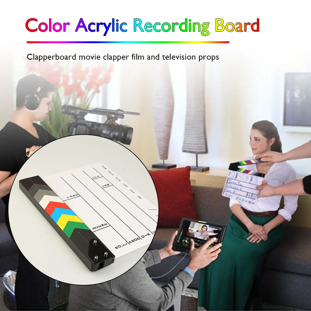 TV Movie Film Photographic Handmade Cut Prop Director Video Scene Clapperboard
TV Movie Film Photographic Handmade Cut Prop Director Video Scene Clapperboard