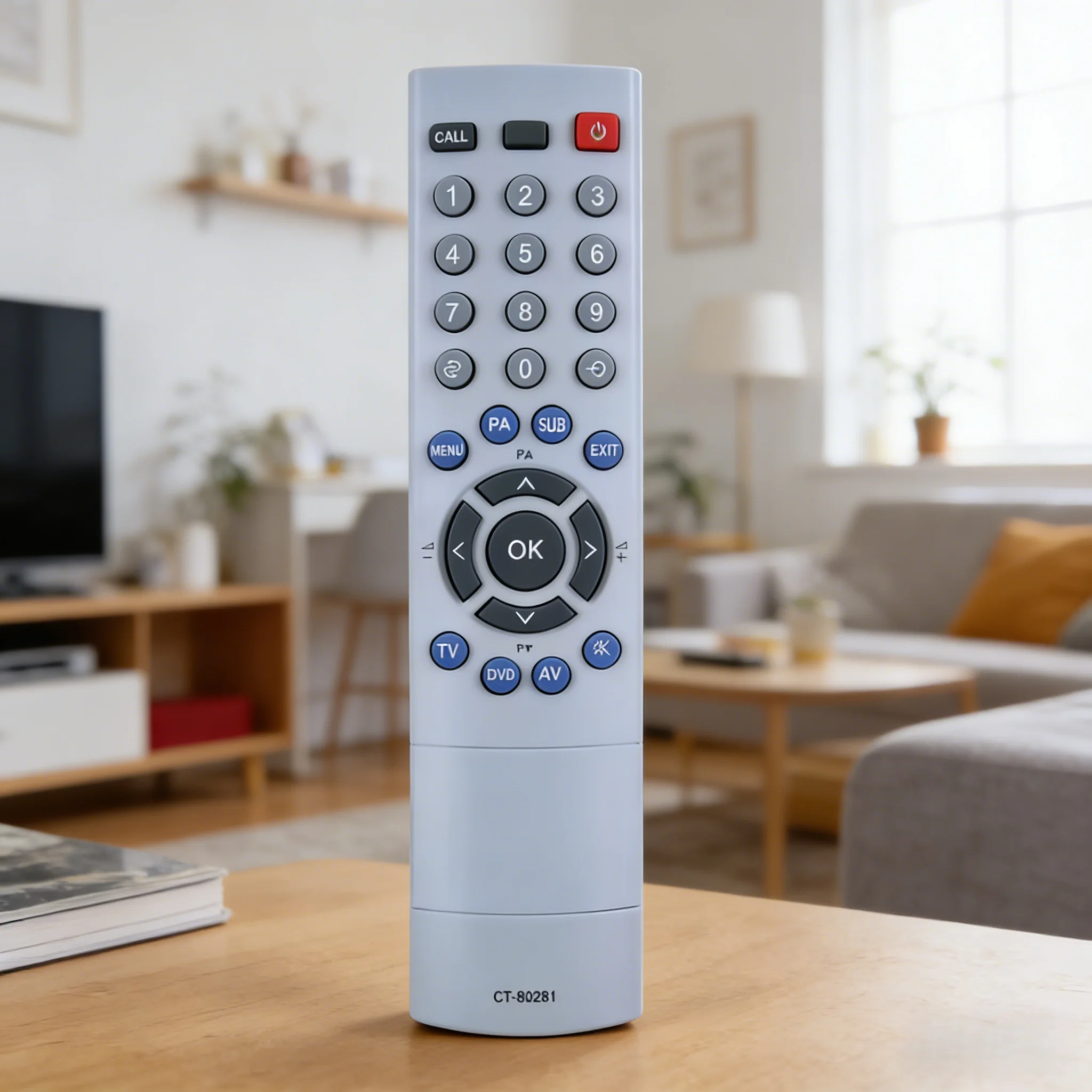 Multifunctional LCD TV Remote Controller, Works for CT-90281 CT-90252 CT-90305 CT-90237 Home TV Devices with Battery Included
Multifunctional LCD TV Remote Controller, Works for CT-90281 CT-90252 CT-90305 CT-90237 Home TV Devices with Battery Included