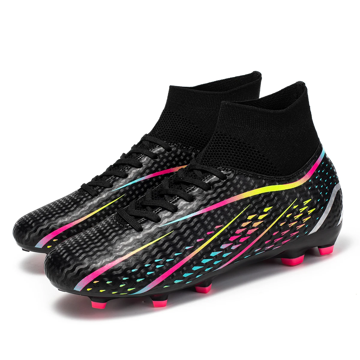 AG FG Athletic Soccer cleats Soft PU Woven Fabric TPU Long Studs Sole Abrasion Resistant Cost-effective for Daily Play
AG FG Athletic Soccer cleats Soft PU Woven Fabric TPU Long Studs Sole Abrasion Resistant Cost-effective for Daily Play