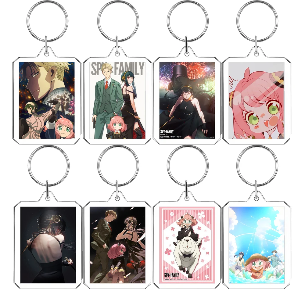 Anime Acrylic Keychain Spy X Family Cartoon Character Pendant Suitable for Bags Keys Cosplay Anime Peripheral Fans Gifts
Anime Acrylic Keychain Spy X Family Cartoon Character Pendant Suitable for Bags Keys Cosplay Anime Peripheral Fans Gifts