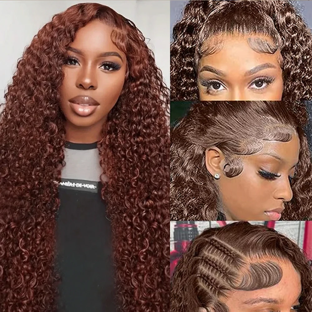 13x6 Brown Wig Human Hair Deep Wave Lace Front Colored Wigs 210% Density Lace Front Wig Human Hair Pre Plucked For Black Women
13x6 Brown Wig Human Hair Deep Wave Lace Front Colored Wigs 210% Density Lace Front Wig Human Hair Pre Plucked For Black Women