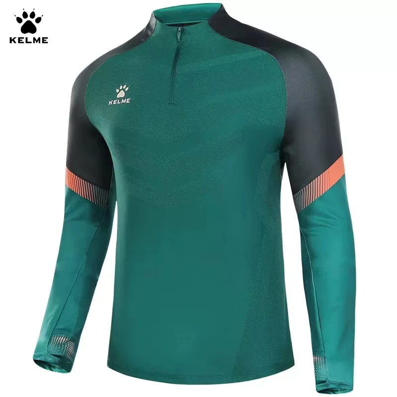 Kelme индивидуальная футбольная тренировочная куртка с полумолнией, футбольная спортивная куртка, уличная ветрозащитная толстовка для бега
Kelme индивидуальная футбольная тренировочная куртка с полумолнией, футбольная спортивная куртка, уличная ветрозащитная толстовка для бега