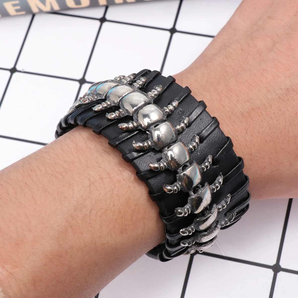 1Pc Punk Wrist Band Bracelet Adjustable Buckle Cool Fashion Accessory for Men and Women All Outfits
1Pc Punk Wrist Band Bracelet Adjustable Buckle Cool Fashion Accessory for Men and Women All Outfits