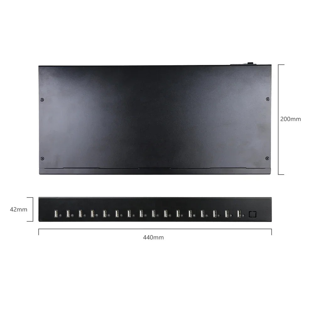 In Stock Sipolar16 port USB charging station 2.1A USB charger with din-rail Mountable EIA-standard 19" rack charging box cabinet
In Stock Sipolar16 port USB charging station 2.1A USB charger with din-rail Mountable EIA-standard 19" rack charging box cabinet